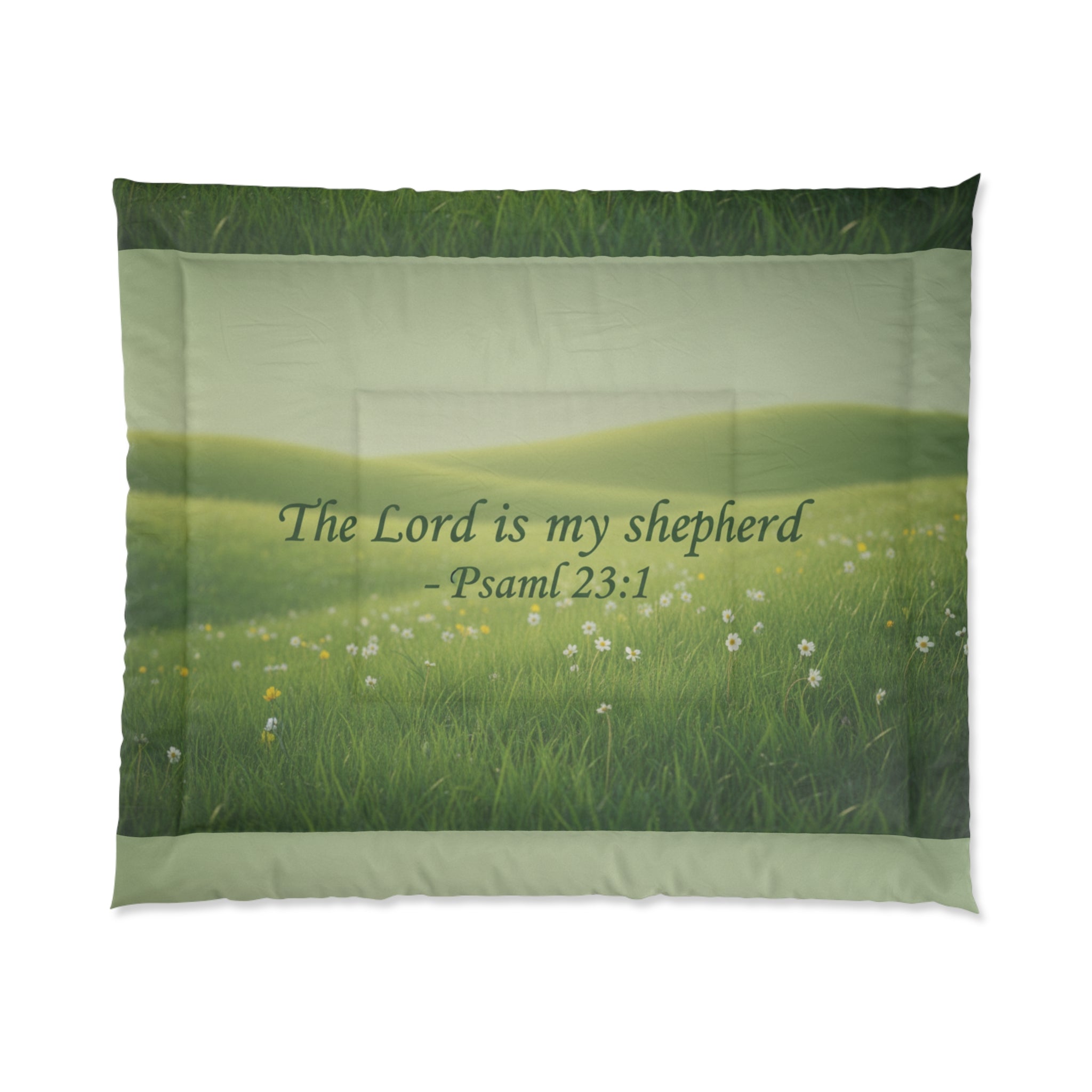 Bedroom Decorative Pillow - Psalm 4:8 'In Peace I Will Sleep'