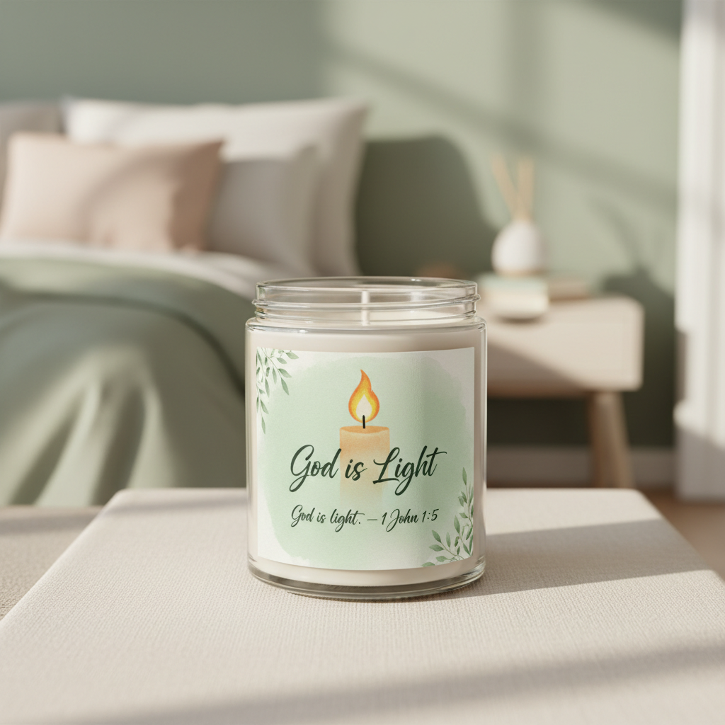 God Is Light — Scripture Soy Candle | 9oz