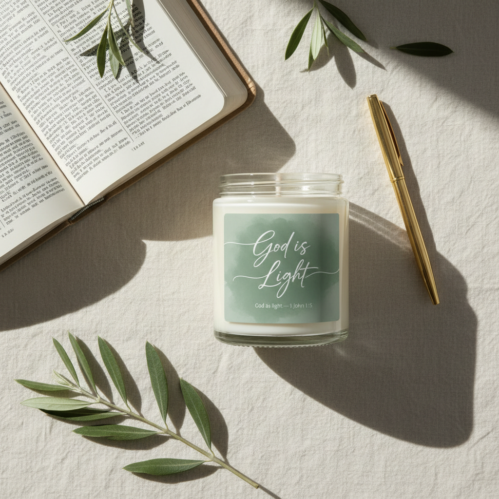 God Is Light — Scripture Soy Candle | 9oz