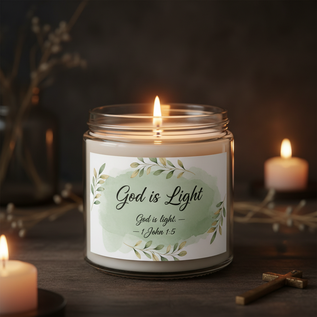 God Is Light — Scripture Soy Candle | 9oz