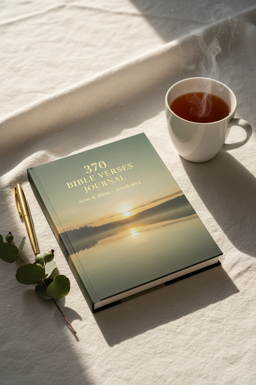 370 Bible Verses Journal Lifestyle Mockup