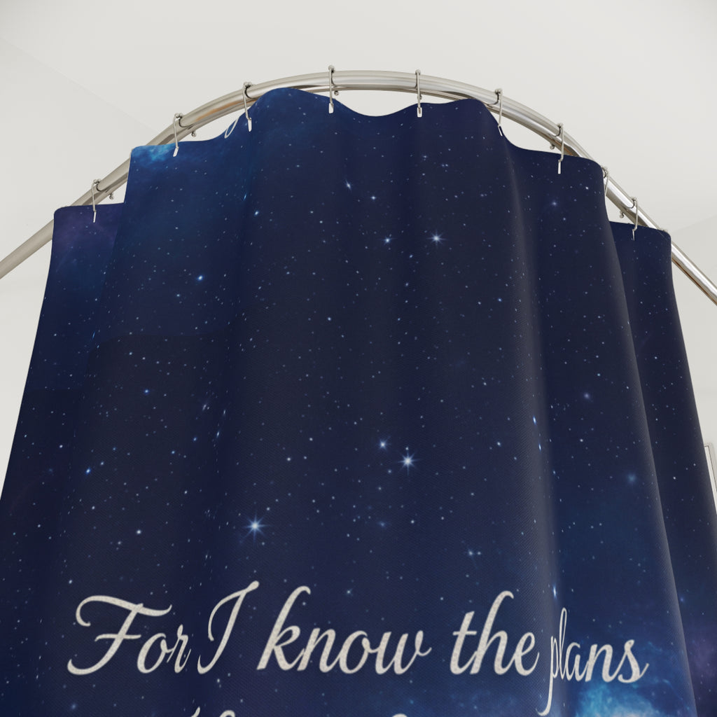 God’s Promise Shower Curtain — Faith-Based Bathroom Decor