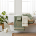 Bath Towel Set featuring Psalm 51:10 - Create in Me a Clean Heart