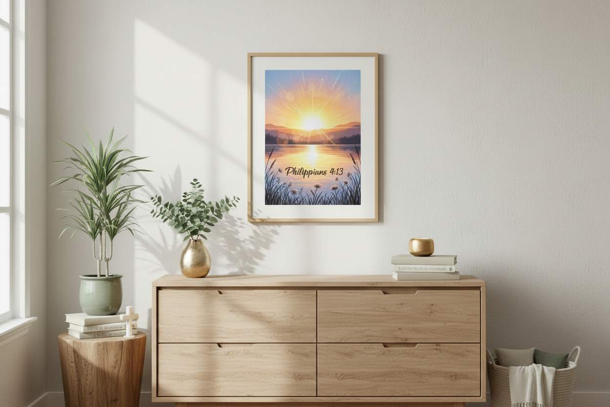 Philippians 4:13 Wall Art Lifestyle
